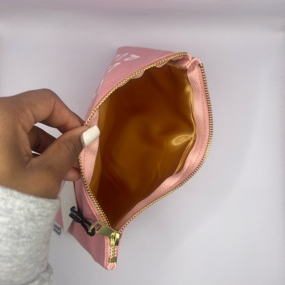 Pink Pouch with Text - Picture 4 of 4